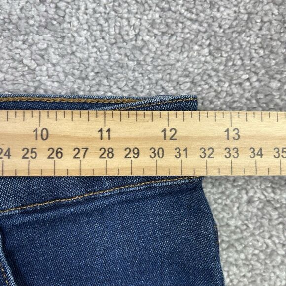 Everlane Jeans Women's 25 Blue Ankle Skinny High Rise Dark Denim Stretch - Picture 8 of 11